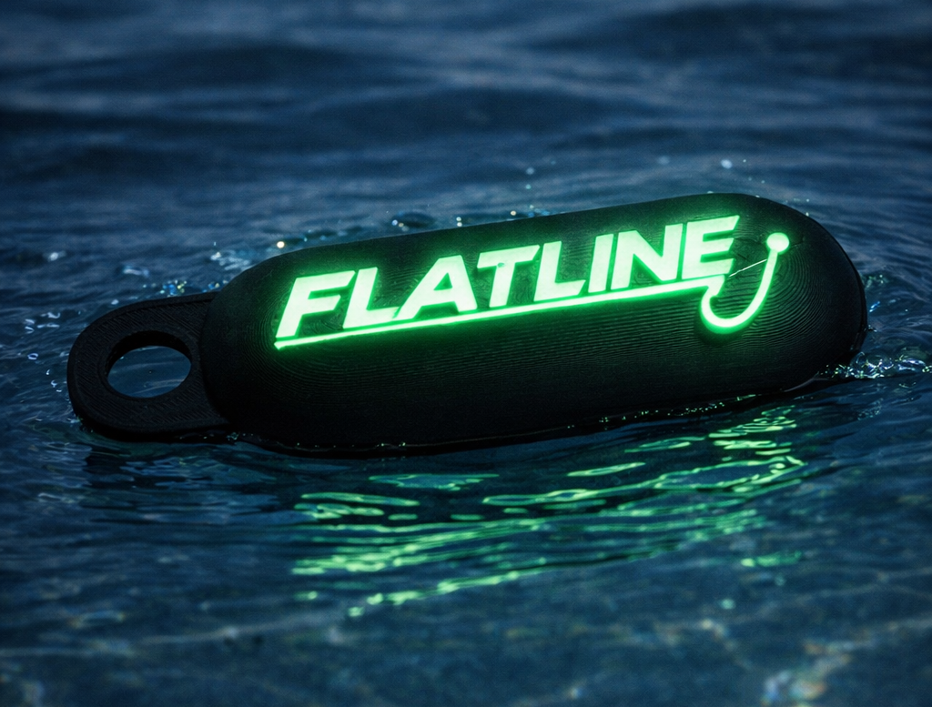Flatilne Floating Glow in the Dark Floating Keyring